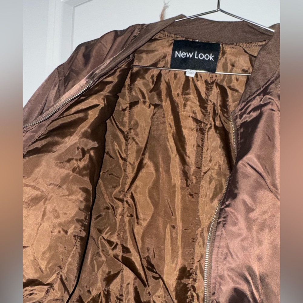 Cropped Bomber Jacket - image 3